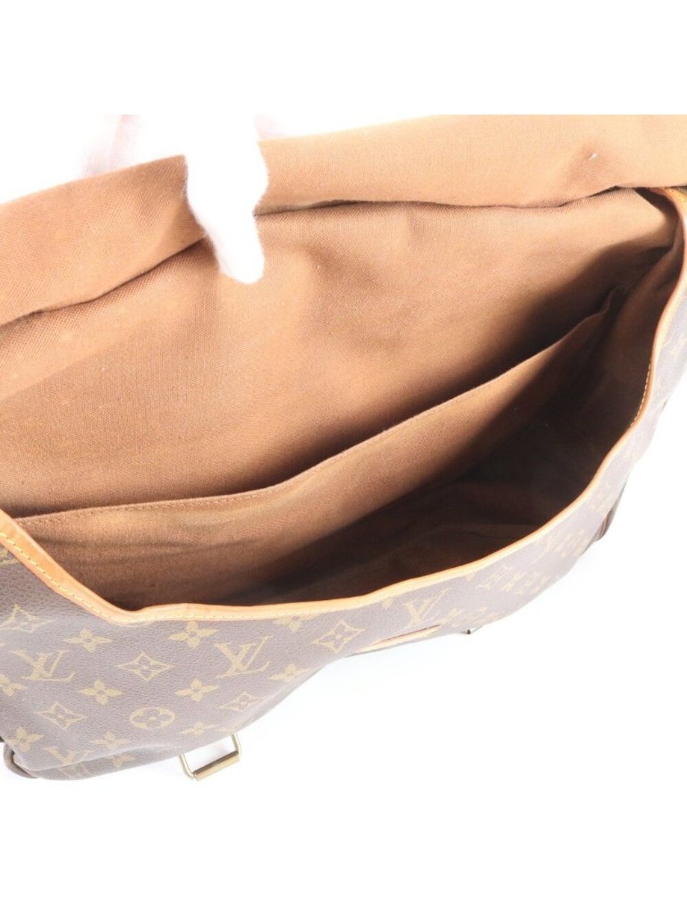 ★SOLD★ Louis Vuitton Monogram Saumur 43 Leather Shoulder Bag Crossbody Rnm - Picture 7 of 10